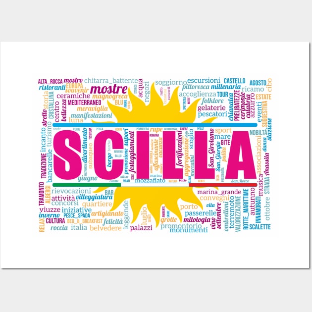 Scilla Wordart Wall Art by Condormax